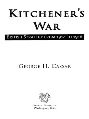 cover image of Kitchener's War
